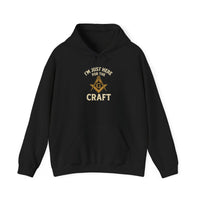 I'm Just here for the Craft - Unisex Freemason Ready to Go Apparel – T-Shirt, Sweatshirt or Hoodie – Multiple Colours & Sizes - Masonic Mugs