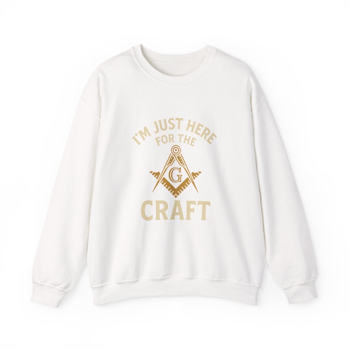 I'm Just here for the Craft - Unisex Freemason Ready to Go Apparel – T-Shirt, Sweatshirt or Hoodie – Multiple Colours & Sizes - Masonic Mugs