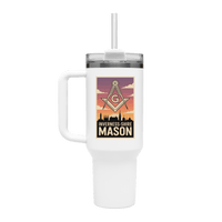 Inverness - Shire 40oz Stainless Steel Masonic Travel Tumbler - Masonic Mugs