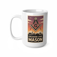Kincardine - Shire Mason Custom Masonic Coffee Mug - Freemason Gift - Masonic Mugs