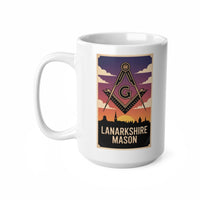 Lanarkshire Mason Custom Masonic Coffee Mug - Freemason Gift - Masonic Mugs