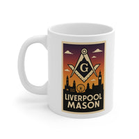 Liverpool Mason Custom Masonic Coffee Mug - Freemason Gift - Masonic Mugs