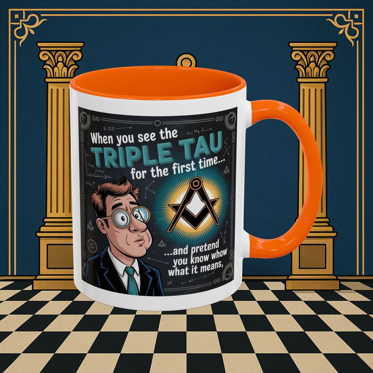 Masonic Mugs - Bewildered by the Tau - Royal Arch - Masonic Mugs