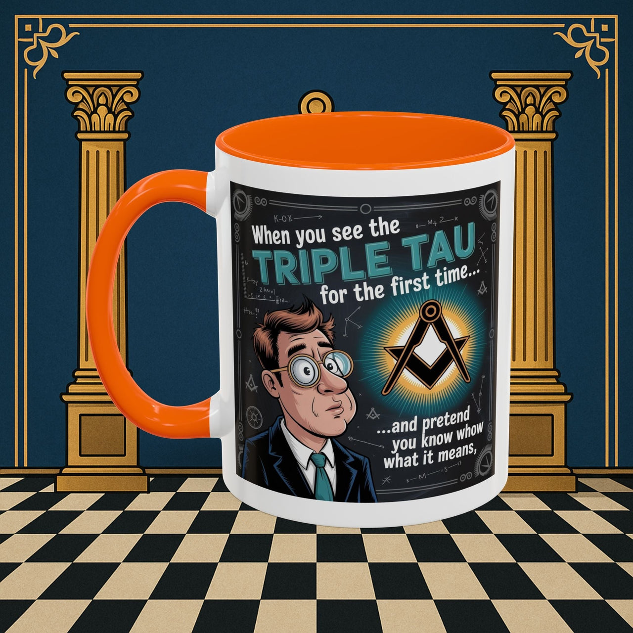 Masonic Mugs - Bewildered by the Tau - Royal Arch - Masonic Mugs