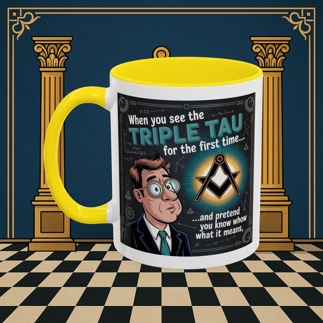 Masonic Mugs - Bewildered by the Tau - Royal Arch - Masonic Mugs