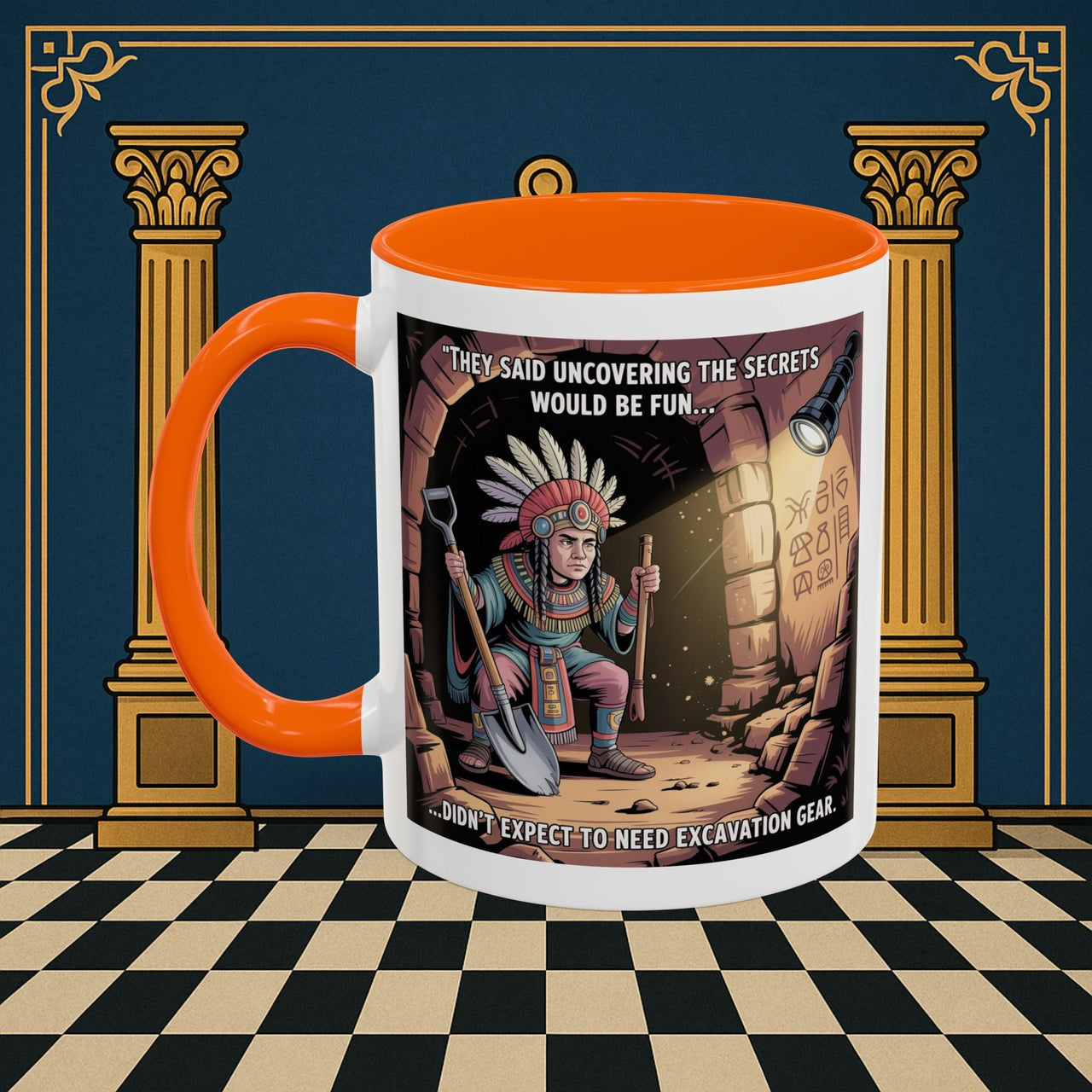 Masonic Mugs - Dig Happens - Royal Arch - Masonic Mugs