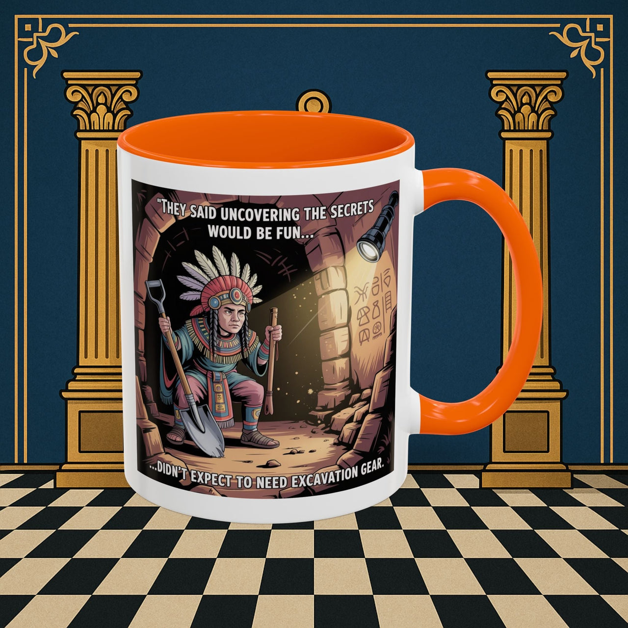 Masonic Mugs - Dig Happens - Royal Arch - Masonic Mugs