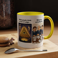 Masonic Mugs Ready to Go – What We Actually Do (Accent Coloured 11oz Mug) - Masonic Mugs