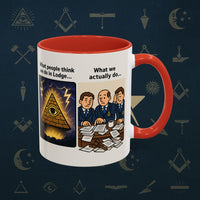 Masonic Mugs Ready to Go – What We Actually Do (Accent Coloured 11oz Mug) - Masonic Mugs