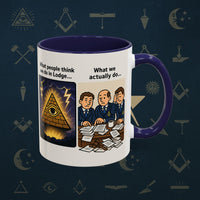 Masonic Mugs Ready to Go – What We Actually Do (Accent Coloured 11oz Mug) - Masonic Mugs