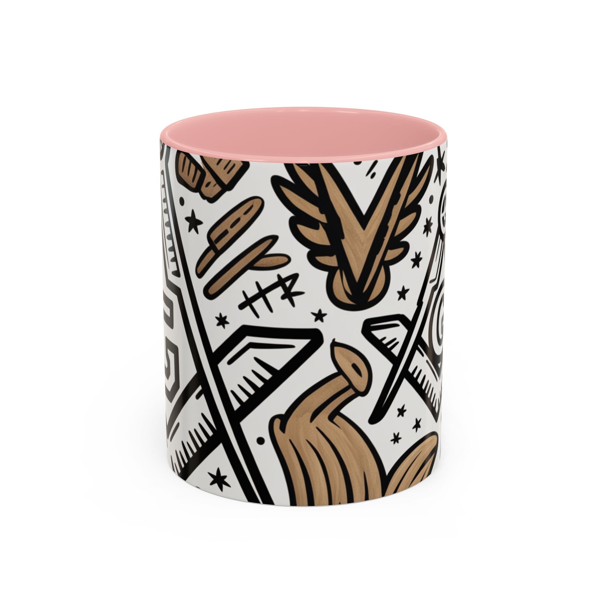 Masonic Premium Ready to Go Accent Coffee Mug | Unique Gift for Freemasons | Perfect for Coffee Lovers, Home Decor, Stylish Drinkware - Masonic Mugs