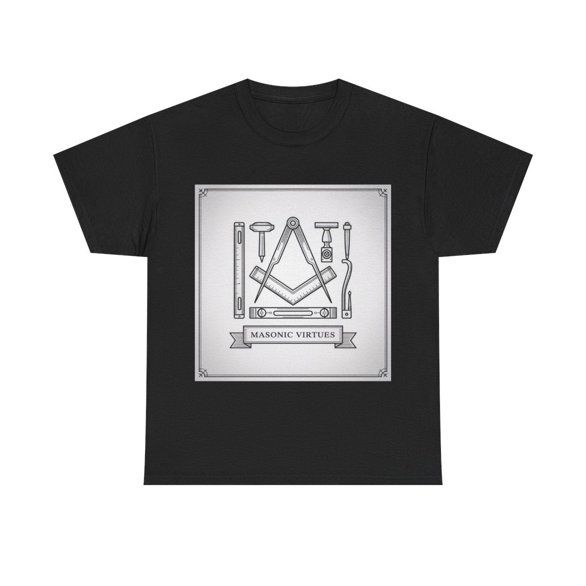 Masonic Virtue - Unisex Freemason Ready to Go Apparel – T-Shirt, Sweatshirt or Hoodie – Multiple Colours & Sizes - Masonic Mugs