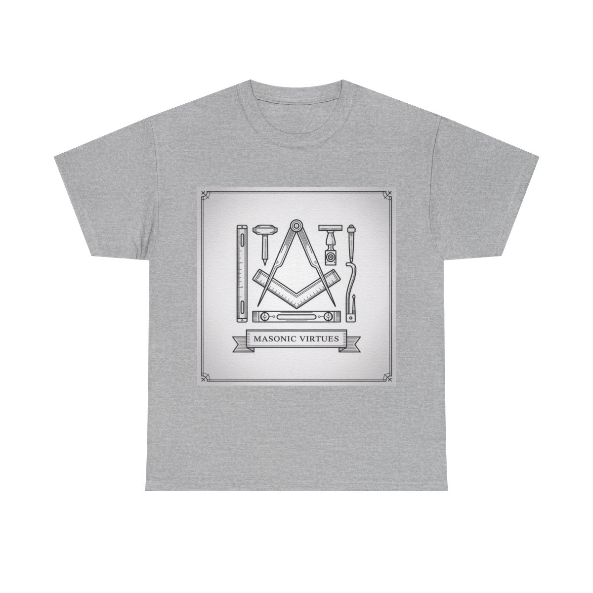 Masonic Virtue - Unisex Freemason Ready to Go Apparel – T-Shirt, Sweatshirt or Hoodie – Multiple Colours & Sizes - Masonic Mugs