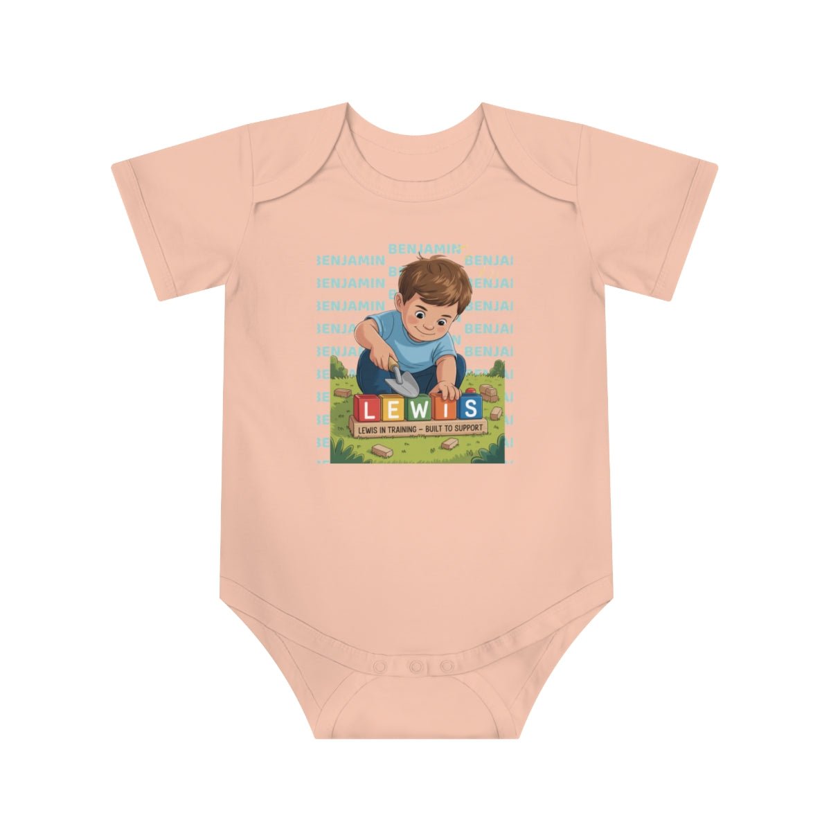 Personalized Baby Bodysuit with Masonic Design - Masonic Mugs