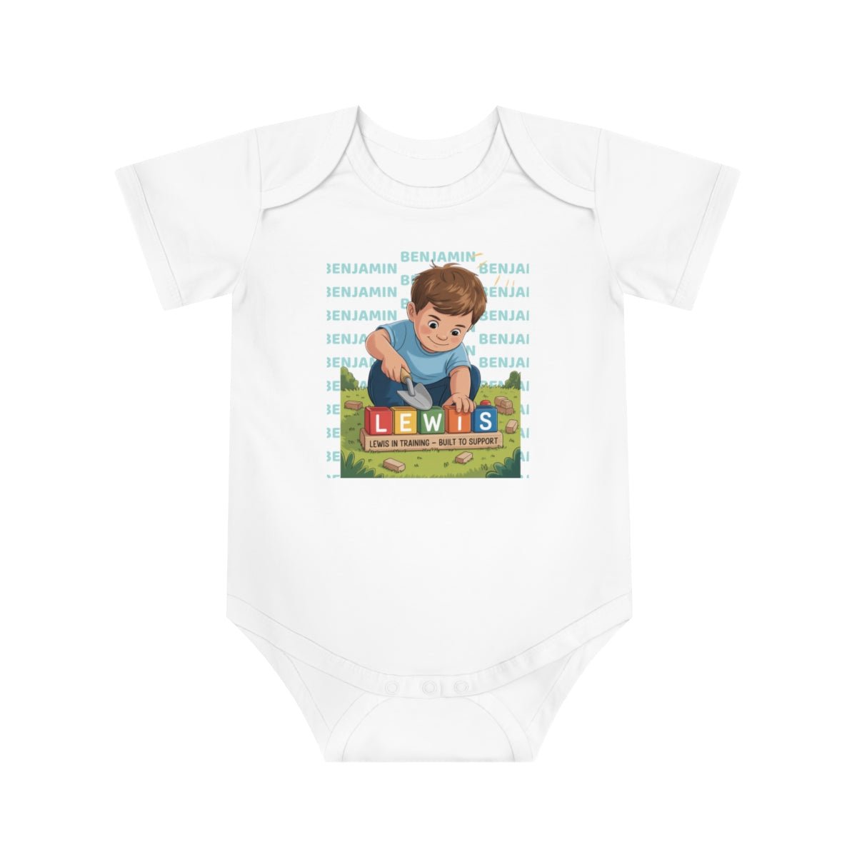 Personalized Baby Bodysuit with Masonic Design - Masonic Mugs