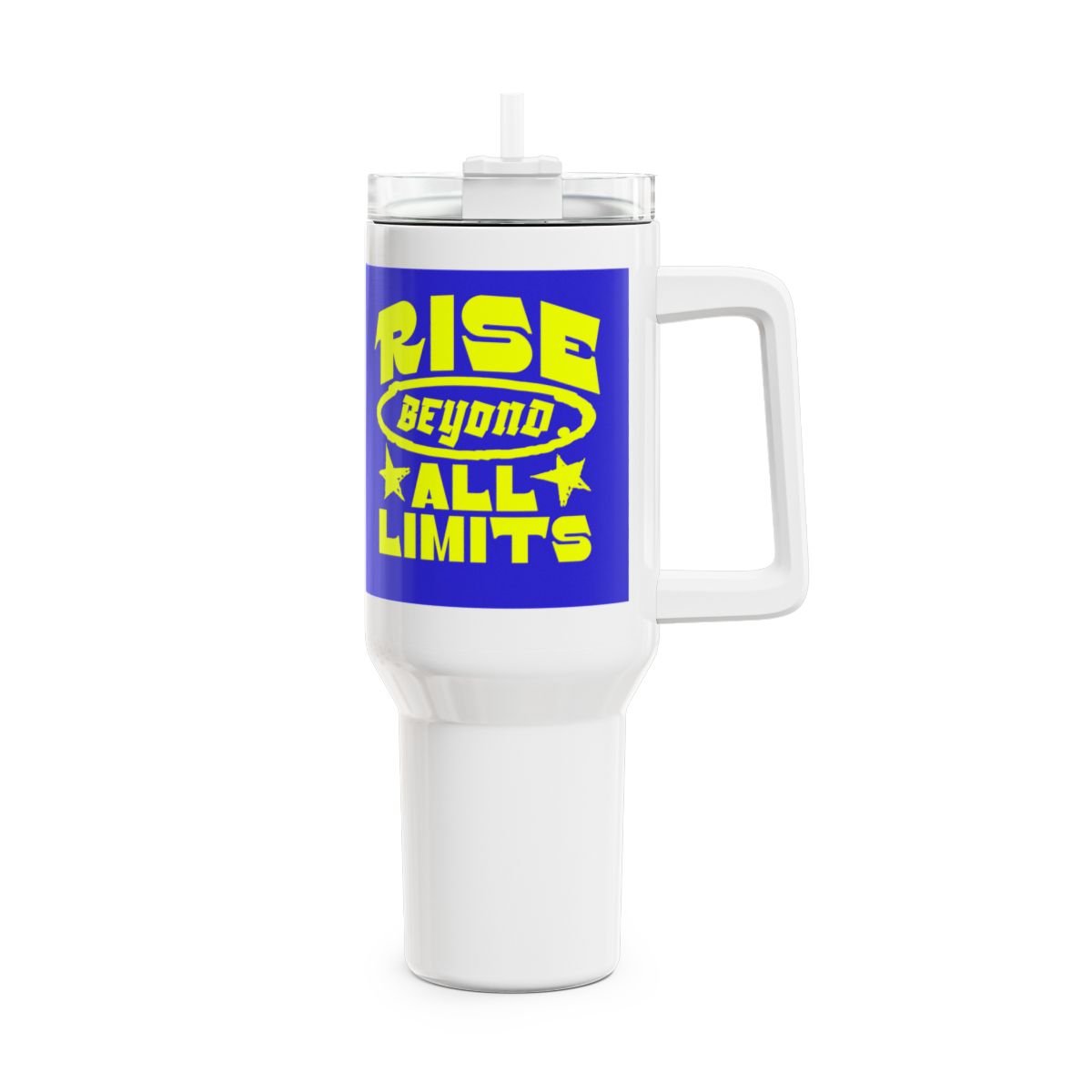 Premium Freemason 40oz Tumbler: Rise Beyond All Limits - Masonic Mugs