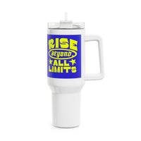 Premium Freemason 40oz Tumbler: Rise Beyond All Limits - Masonic Mugs