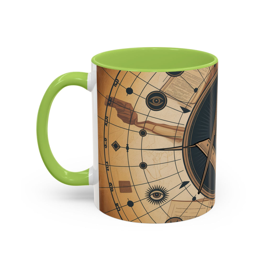 Premium Freemason Ready to go Accent Mug | Unique Gift for Masons, Incognito Decor, Home or Office Coffee Cup, Symbolic Drinkware, Perfect for [...] - Masonic Mugs