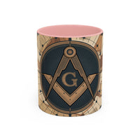 Premium Freemason Ready to go Accent Mug | Unique Gift for Masons, Incognito Decor, Home or Office Coffee Cup, Symbolic Drinkware, Perfect for [...] - Masonic Mugs