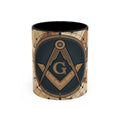 Premium Freemason Ready to go Accent Mug | Unique Gift for Masons, Incognito Decor, Home or Office Coffee Cup, Symbolic Drinkware, Perfect for [...] - Masonic Mugs