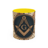 Premium Freemason Ready to go Accent Mug | Unique Gift for Masons, Incognito Decor, Home or Office Coffee Cup, Symbolic Drinkware, Perfect for [...] - Masonic Mugs