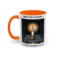 Premium Personalised Freemason Colour Rim Mug - Entered Apprentice - Masonic Mugs