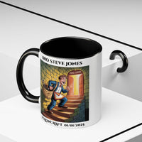 Premium Personalised Freemason Colour Rim Mug - Fellowcraft - Entering the next chamber - Masonic Mugs