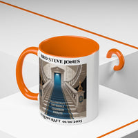 Premium Personalised Freemason Colour Rim Mug - Fellowcraft - The middle chamber awaits - Masonic Mugs