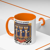 Premium Personalised Freemason Colour Rim Mug - Fellowcraft - Wisdom Strength Beauty - Masonic Mugs