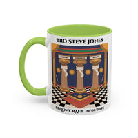 Premium Personalised Freemason Colour Rim Mug - Fellowcraft - Wisdom Strength Beauty - Masonic Mugs