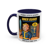 Premium Personalised Freemason Colour Rim Mug - Inner Guard Design - The Sword may be ceremonial - Masonic Mugs