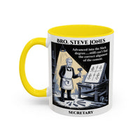 Premium Personalised Freemason Colour Rim Mug - Mark Masonry - Masonic Mugs