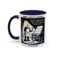 Premium Personalised Freemason Colour Rim Mug - Mark Masonry - Masonic Mugs