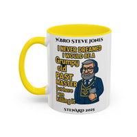 Premium Personalised Freemason Colour Rim Mug - Meme - I never dreamed i would be a grumpy past master - Masonic Mugs