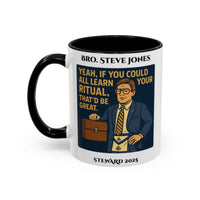 Premium Personalised Freemason Colour Rim Mug - Meme - If you can learn all your ritual - Masonic Mugs