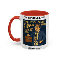 Premium Personalised Freemason Colour Rim Mug - Meme - If you can learn all your ritual - Masonic Mugs