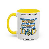 Premium Personalised Freemason Colour Rim Mug - Meme - Some people call me brother - Masonic Mugs