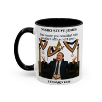 Premium Personalised Freemason Colour Rim Mug - Meme - You swore you wouldn't take another office - Masonic Mugs