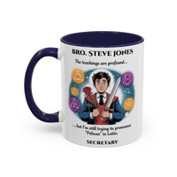 Premium Personalised Freemason Colour Rim Mug - Sword & Rose Design - Masonic Mugs