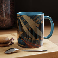 Premium Ready to Go Accent Coffee Mug | Unique Gift for Freemasons, Rituals, Collectibles, Home Decor, Coffee Lover's Item - Masonic Mugs