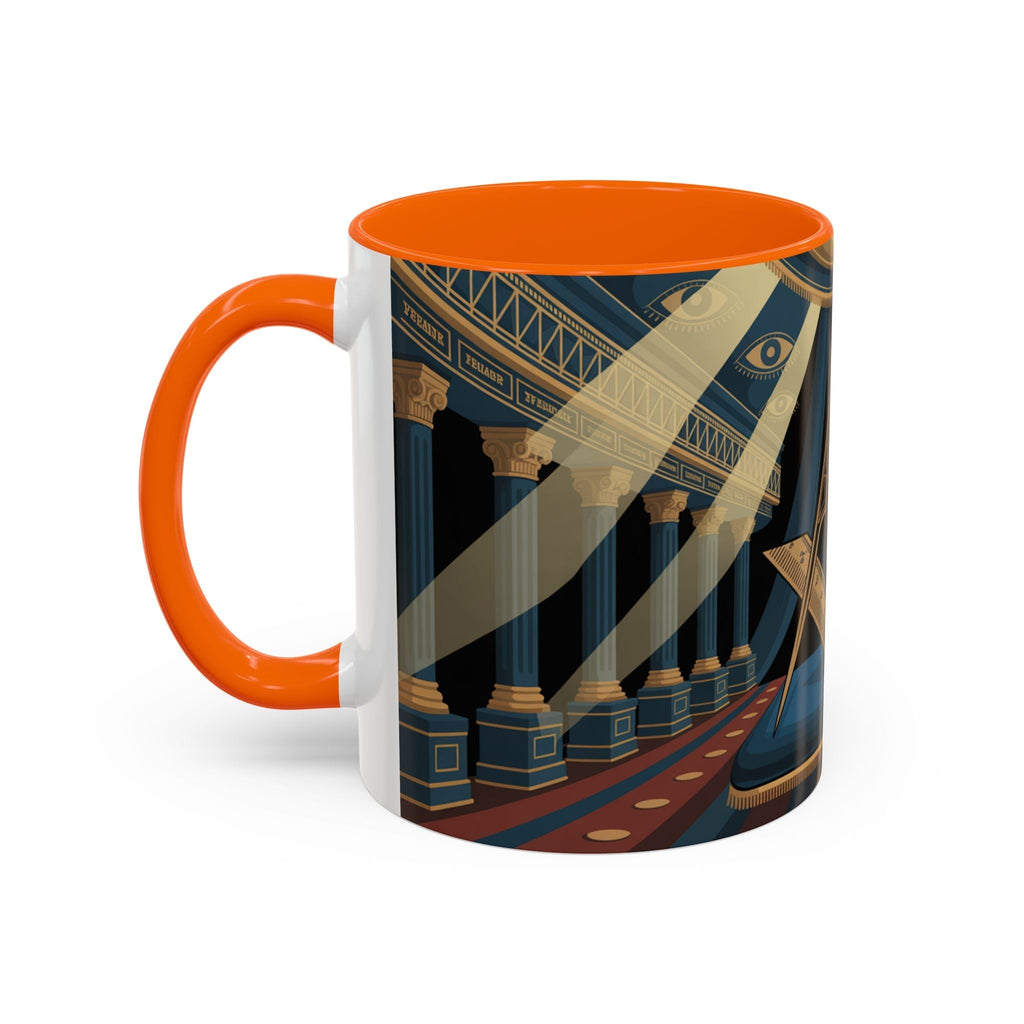 Premium Ready to Go Accent Coffee Mug | Unique Gift for Freemasons, Rituals, Collectibles, Home Decor, Coffee Lover's Item - Masonic Mugs