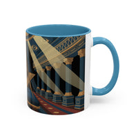 Premium Ready to Go Accent Coffee Mug | Unique Gift for Freemasons, Rituals, Collectibles, Home Decor, Coffee Lover's Item - Masonic Mugs
