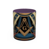 Premium Ready to Go Accent Coffee Mug | Unique Gift for Freemasons, Rituals, Collectibles, Home Decor, Coffee Lover's Item - Masonic Mugs