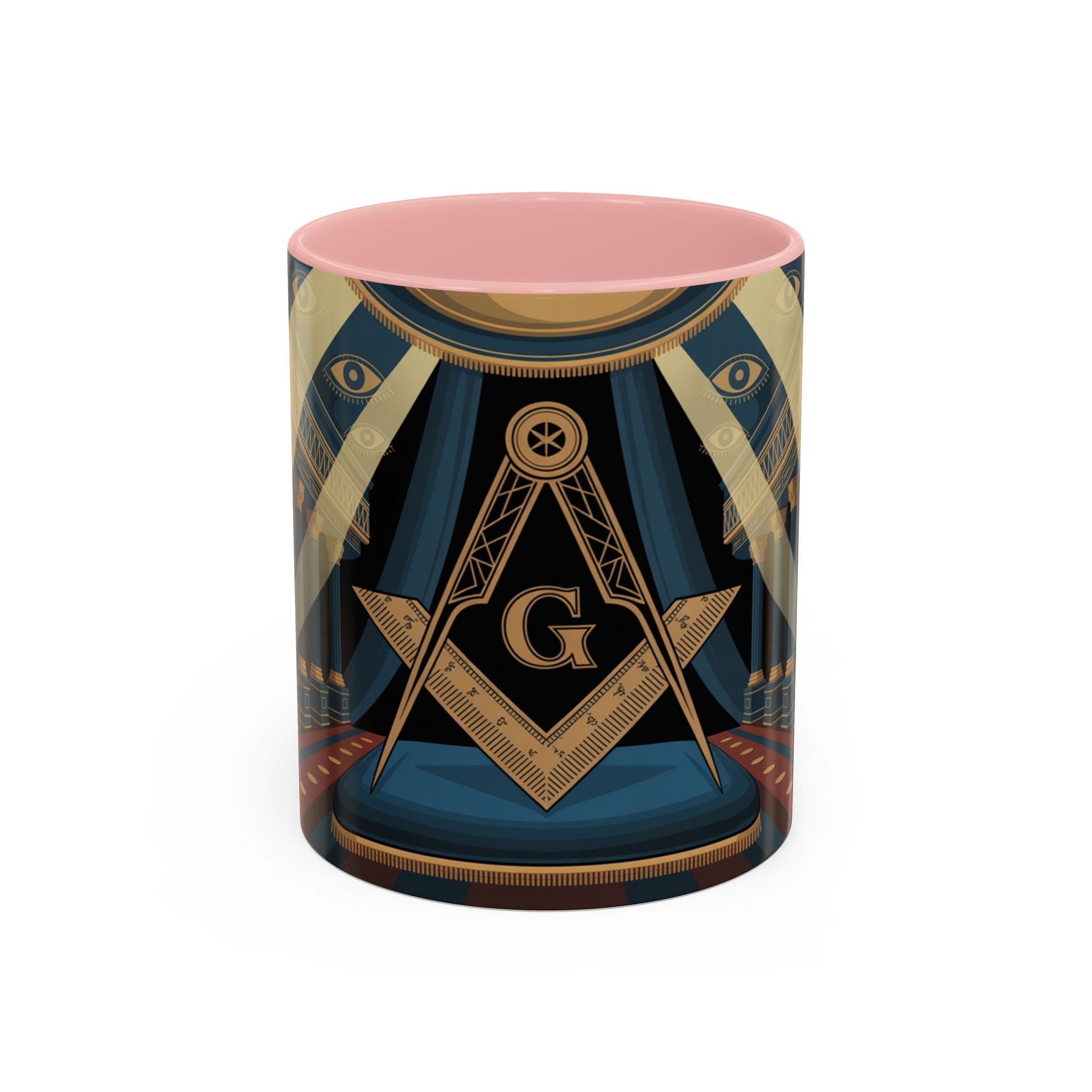 Premium Ready to Go Accent Coffee Mug | Unique Gift for Freemasons, Rituals, Collectibles, Home Decor, Coffee Lover's Item - Masonic Mugs