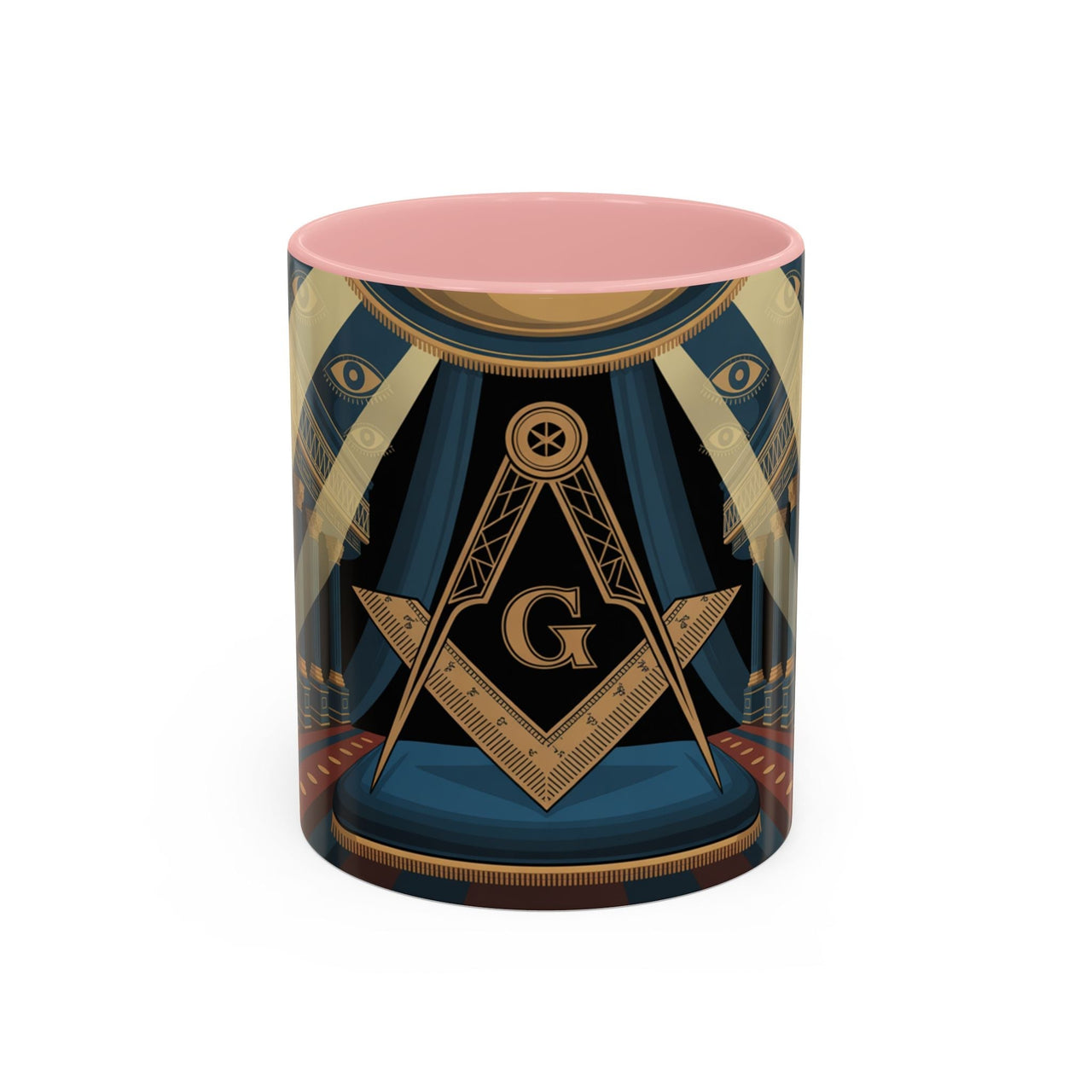 Premium Ready to Go Accent Coffee Mug | Unique Gift for Freemasons, Rituals, Collectibles, Home Decor, Coffee Lover's Item - Masonic Mugs