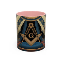 Premium Ready to Go Accent Coffee Mug | Unique Gift for Freemasons, Rituals, Collectibles, Home Decor, Coffee Lover's Item - Masonic Mugs