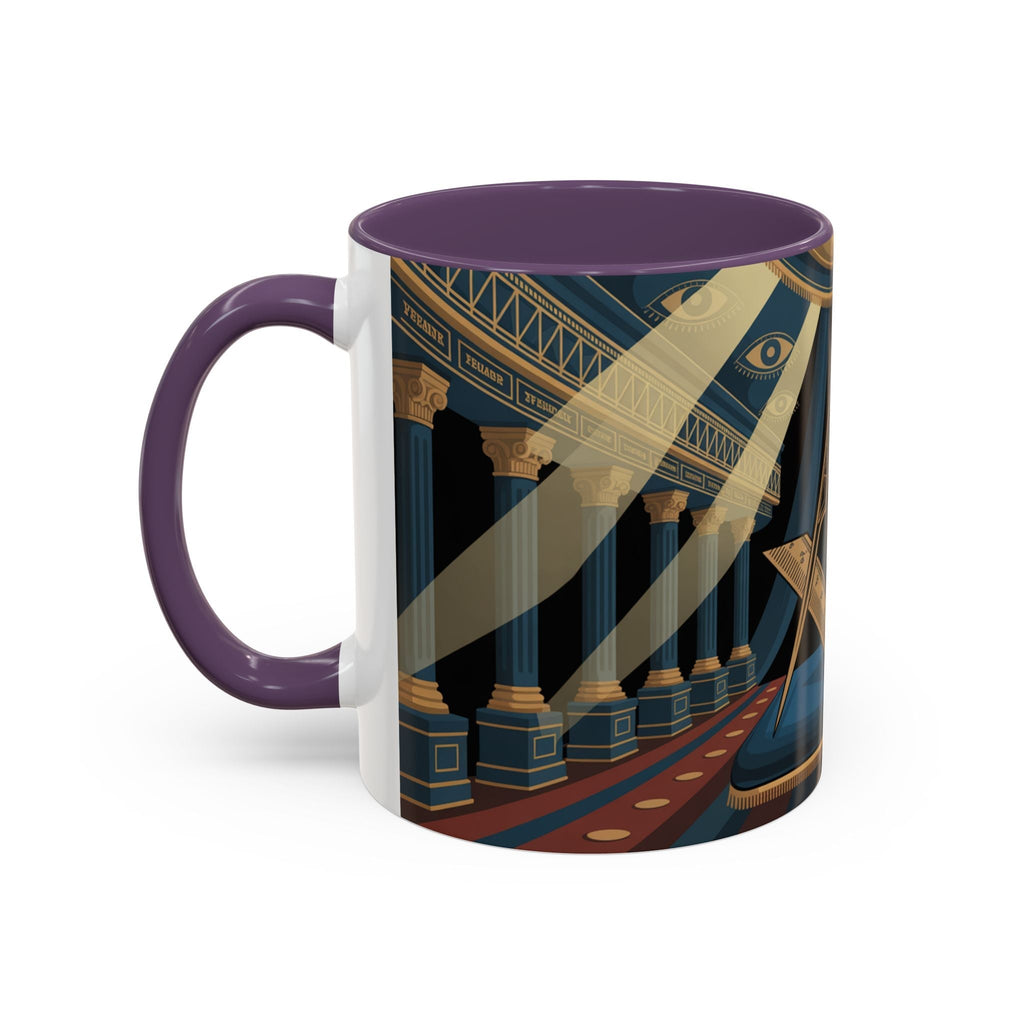 Premium Ready to Go Accent Coffee Mug | Unique Gift for Freemasons, Rituals, Collectibles, Home Decor, Coffee Lover's Item - Masonic Mugs