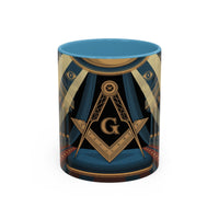 Premium Ready to Go Accent Coffee Mug | Unique Gift for Freemasons, Rituals, Collectibles, Home Decor, Coffee Lover's Item - Masonic Mugs