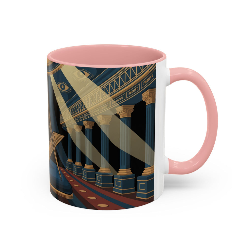 Premium Ready to Go Accent Coffee Mug | Unique Gift for Freemasons, Rituals, Collectibles, Home Decor, Coffee Lover's Item - Masonic Mugs