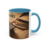 Premium Ready to Go Accent Coffee Mug | Unique Gift for Masons, Coffee Lovers, Home Decor, Spirituality, and Ceremonial Use - Masonic Mugs